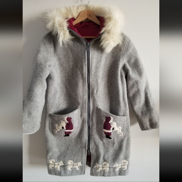 Vintage Inuit Embroidered Wool Parka - Picture 8 of 9